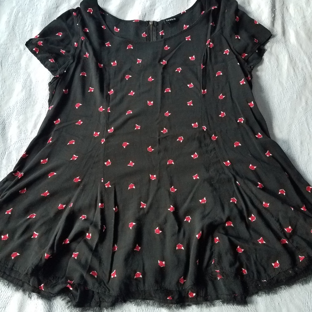 Torrid Flared Tunic Top